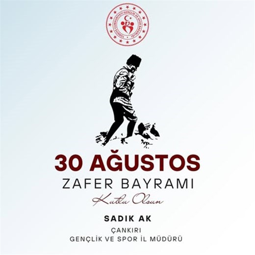 30 Ağustos Zafer Bayramınız kutlu olsun.